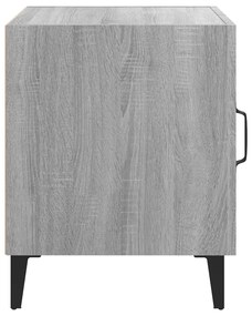 Mesa de cabeceira 2 pcs derivados de madeira cinzento sonoma