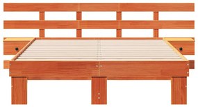 Estrutura da Cama com gaveta Castanho 120 x 200 cm