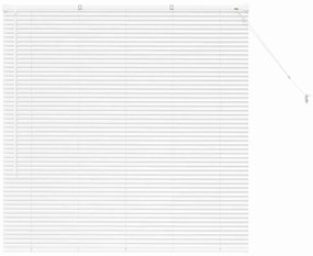 Persiana de Janela com cortinas Outros Manual Branco 130 x 130 cm Alum