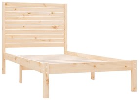 Estrutura de cama 100x200 cm madeira maciço