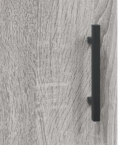 Armários de parede 2 pcs 69,5x34x90 cm cinzento sonoma