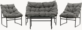 Conjunto lounge de jardim Tina, conjunto de 4