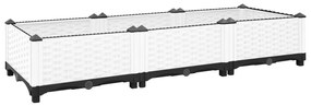Canteiro elevado 120x40x23 cm polipropileno
