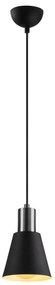 Candeeiro Suspenso Kem – Preto Níquel – Diâmetro 14 cm, Altura 114 cm