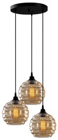 Chandelier Gold – Preto e Dourado – 44 x 44 cm
