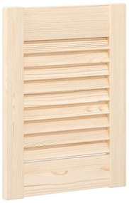 Portas de armário 2 pcs com design de persiana pinho maciço