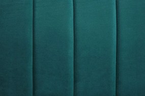 Sofá de canto em veludo verde à esquerda TIMRA Beliani