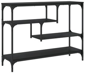 Mesa consola 100x30x75 cm derivados de madeira preto