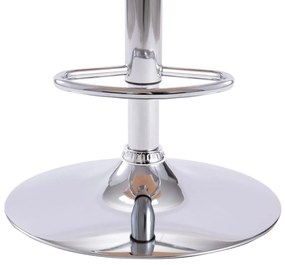 Banco de bar couro artificial creme