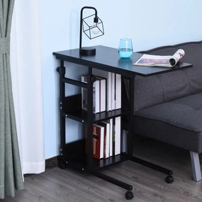 Mesa de Apoio Narny - Preto - Design Minimalista