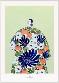 Impressão digital emoldurada Orange Coat