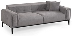Sofá-Cama 3 Lugares Athena – Cinzento Claro – 225x92x76 cm