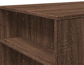 Mesa centro 102x55x42 cm derivados de madeira carvalho castanho