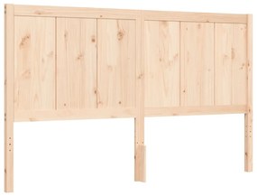 Estrutura de cama King Size com cabeceira madeira maciça