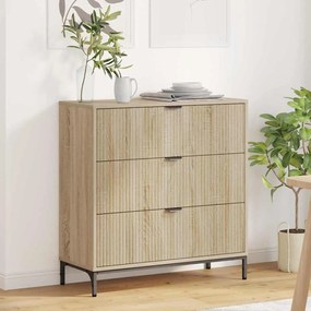vidaXL Buffet Carvalho sonoma 79.5 x 33 x 82 cm Madeira processada