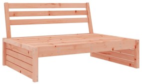 5 pcs conjunto lounge de jardim madeira de douglas maciça