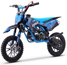 MINI MOTO Crianças MINICROSS gasolina 49cc Roan CRF 10/10" 3.5cv Azul