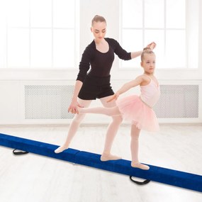 Barra de equilíbrio Ginástica dobrável com base de madeira maciça e superfície antiderrapante de espuma portátil com alça para crianças e adolescente