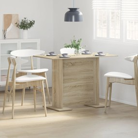 Mesa de Jantar vidaXL Sonoma Carvalho 110x60x75 cm Madeira Engenharia