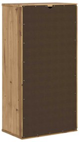 Armário lateral ODDA 40x24x79 cm pinho de madeira maciça