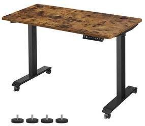Mesa de altura ajustável para escritório. | SONGMICS | 140 x 70 x 71-117 cm | LSD202X01.