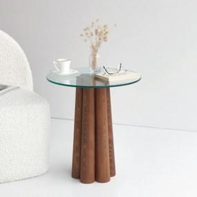 Mesa de Centro Pianeta – Nogueira – 45 cm x 50 cm x 50 cm