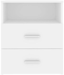 Mesas de cabeceira 2 pcs 50x32x60 cm branco
