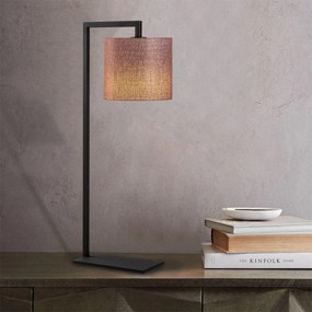 Candeeiro de Mesa Profil – Castanho/Preto – 27 x 20 cm