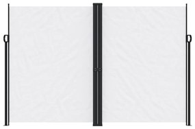 Toldo lateral retrátil 220x600 cm branco