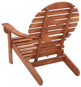 Cadeira Adirondack em madeira de acácia maciça