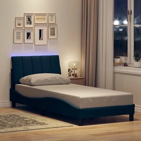 vidaXL Estrutura de cama sem colchão 80x200 cm azul