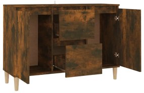 Aparador 101x35x70 cm derivados de madeira carvalho fumado
