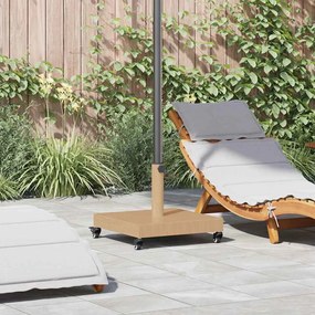 vidaXL Bases para Guarda-Sóis Exteriores Madeira clara 45 x 45 x 32 cm
