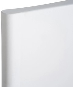 Banco de bar empilhável Genua 43 x 114 x 41 cm Branco