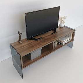 Móvel TV TV405 – Nogueira – 120 cm x 45 cm x 35 cm