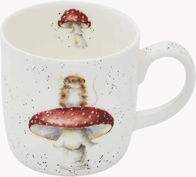Caneca em porcelana Fine Bone China He's A Fun-gi