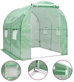 vidaXL Estufa 4 m² 2x2x2 m