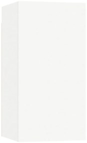 6 pcs conjunto de móveis de TV derivados de madeira branco