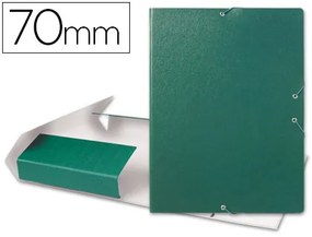 Capa Elásticos para Projetos Lombada 7 cm Verde