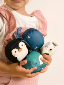 As Dooballs - Conjunto de 4 bolas em forma de bonecos-doudou - BABYTOLOVE multicolor