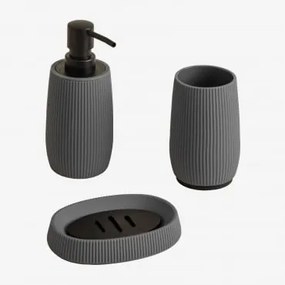 Conjunto De Banheiro Preston Cinza Níquel - Sklum