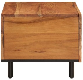 Mesa de centro 80x50x40 cm madeira de acácia maciça