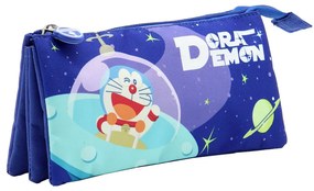 Porta lápis Doraemon Space triplo TOYBAGS