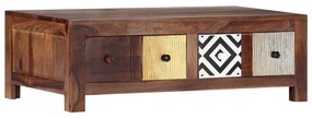 Mesa de centro 90x50x30 cm madeira de acácia maciça
