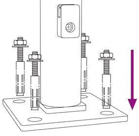 Cerca de arame com flange 1,4x10 m prateado