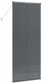 Persiana de Janela Cinzento-escuro 80 x 130 cm Alumínio
