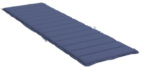Almofadão de espreguiçadeira tecido oxford azul-marinho
