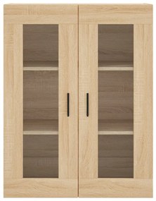 Armário alto 69,5x34x180 cm derivados de madeira cor sonoma