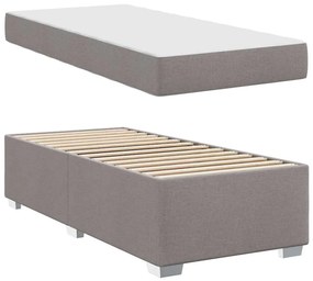 Estrutura da Cama Cinzento-acastanhado 90 x 190 cm tecido