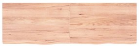 Tampo de mesa 160x50x(2-4) cm carvalho tratado castanho-claro